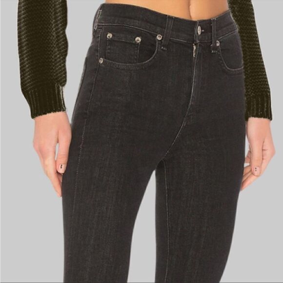 Rag & Bone High Rise Ankle Skinny in Ariel Jean Women Size 28 - Picture 2 of 15